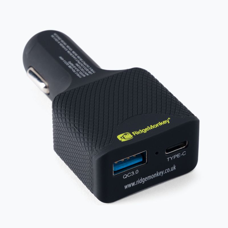 RidgeMonkey Vault 45W USB-C PD nabíječka do auta černá RM146 2