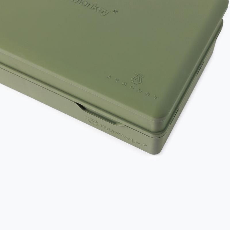 RidgeMonkey Armoury Tackle Box zelená RM421 4