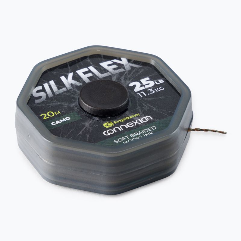 RidgeMonkey Connexion SilkFlex Soft Braid hnědá RMT321