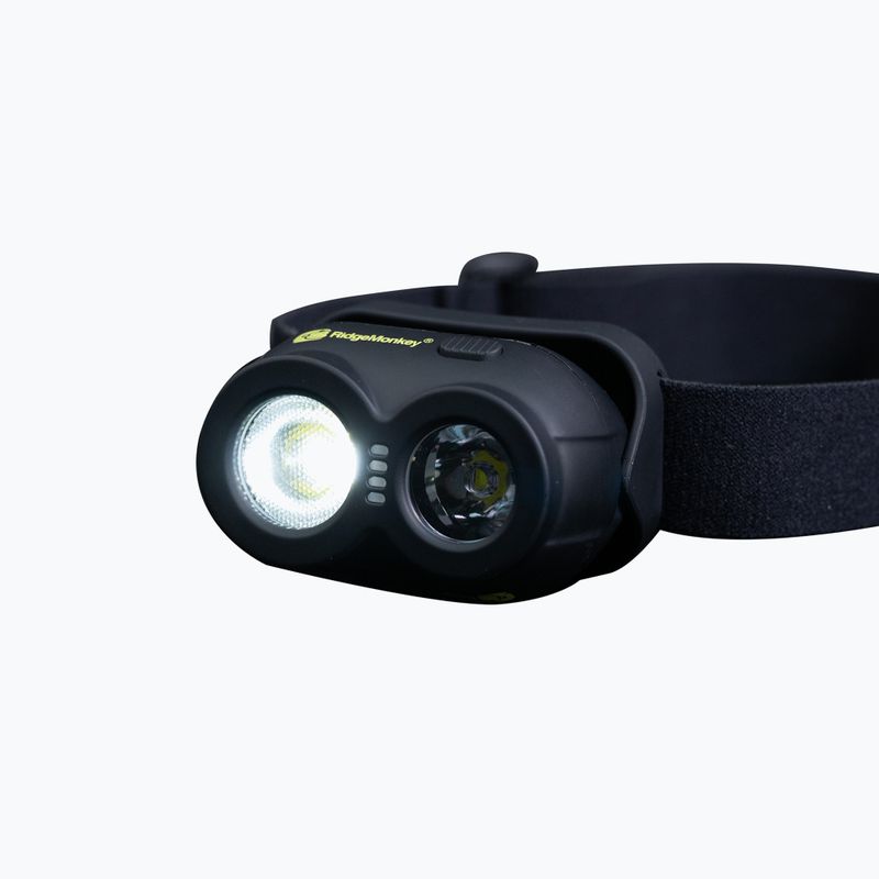 Čelovka RidgeMonkey VRH150X USB Rechargeable Headtorch černá RM HT150X 2