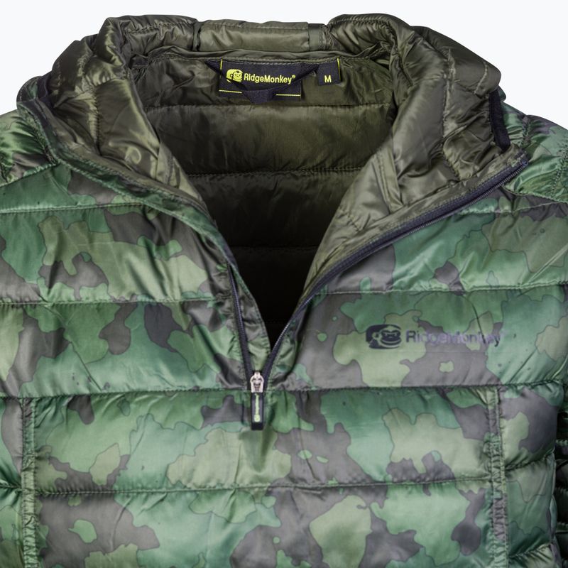 Pánská rybářská bunda Ridgemonkey Apearel K2Xp Compact Coat zelená RM571 3