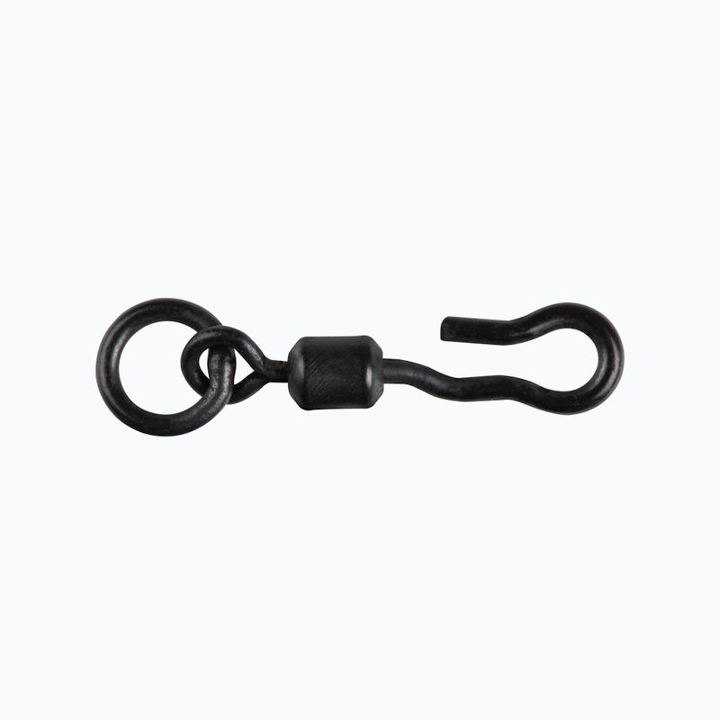 Fox Edges Kwik Change Hook Swivels kaprové obratlíky černé CAC702 3