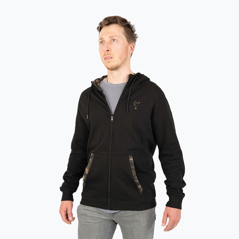 Fox International LW Zip Hoody rybářská mikina černá CFX135