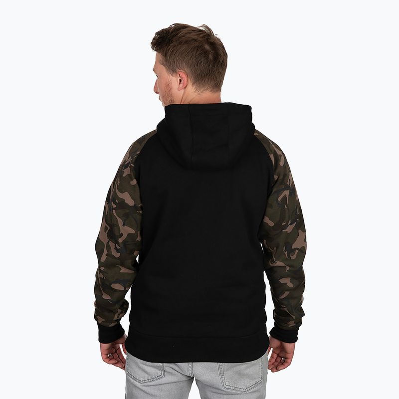 Fox International Raglan Hoody černá/kamuflážová mikina 2