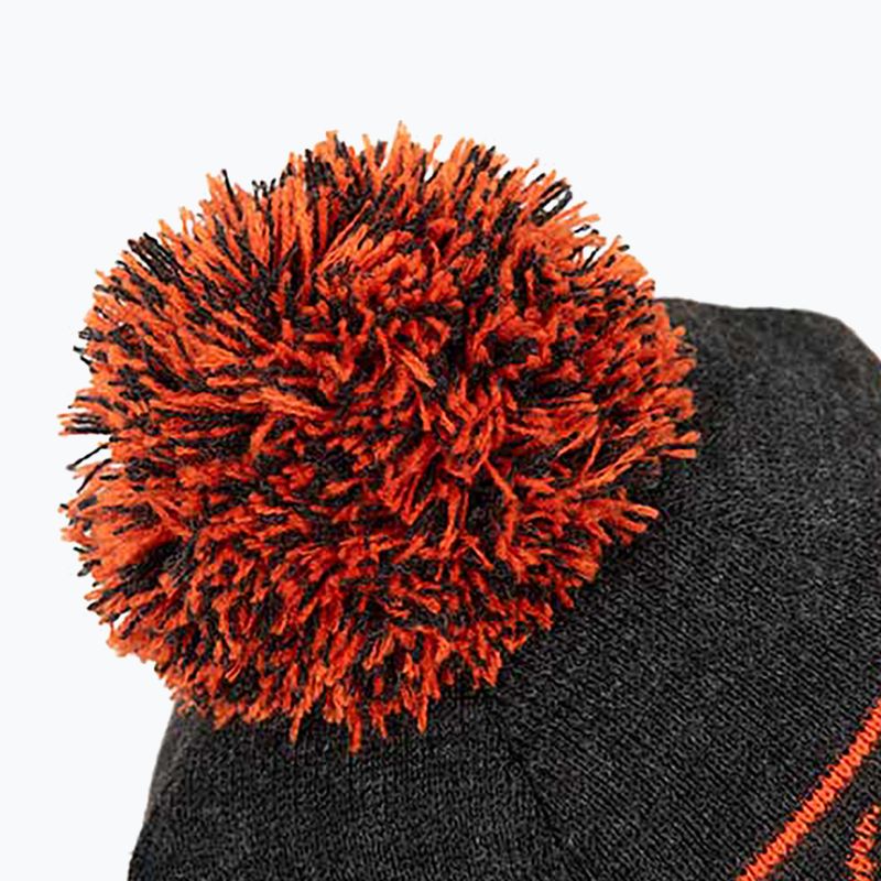 Zimní čepice Fox International Collection Bobble černá/oranžová 9