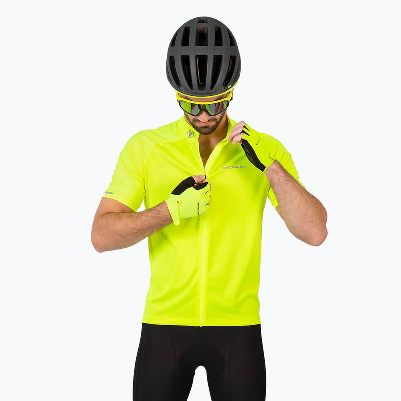 Pánský cyklistický dres Endura Xtract II hi-viz yellow