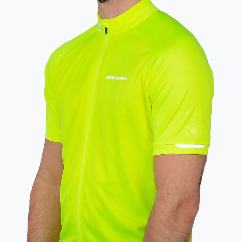 Pánský cyklistický dres Endura Xtract II hi-viz yellow 2