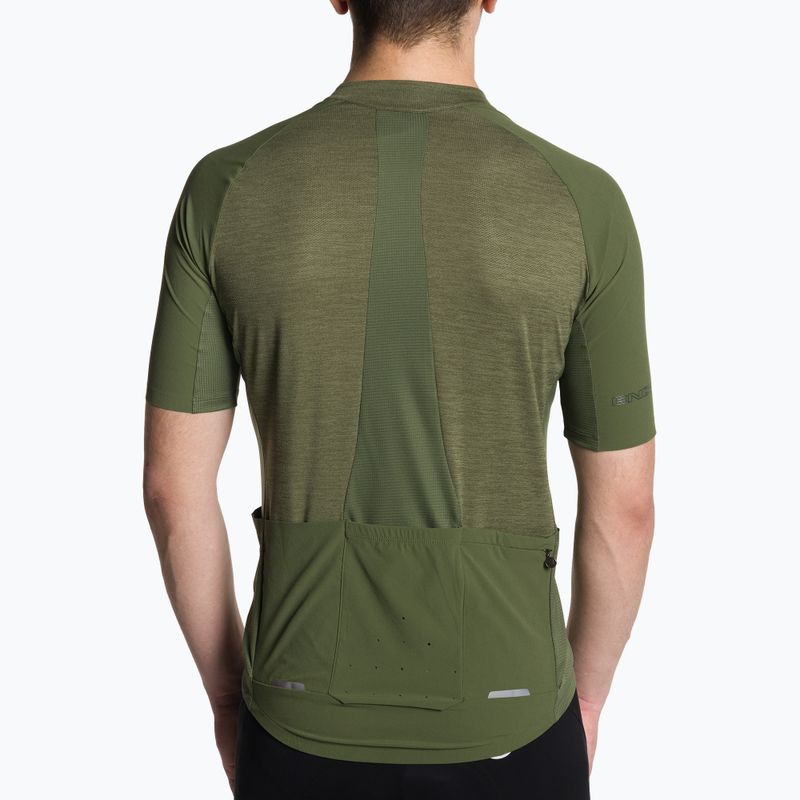 Pánský cyklistický dres Endura GV500 Reiver S/S olive green 2