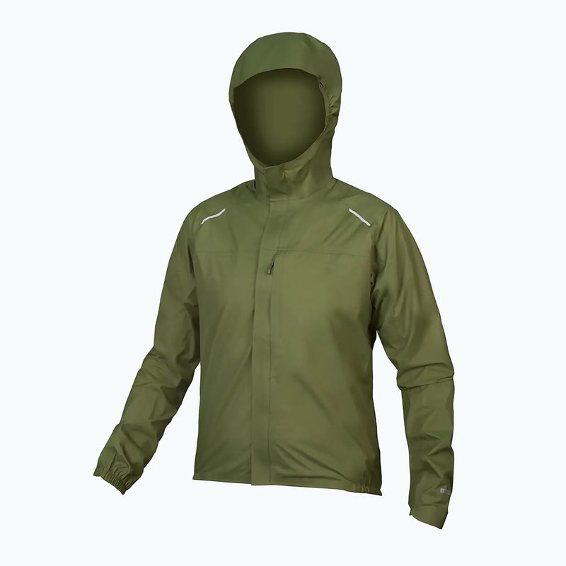 Pánská cyklistická bunda Endura GV500 Waterproof olive green