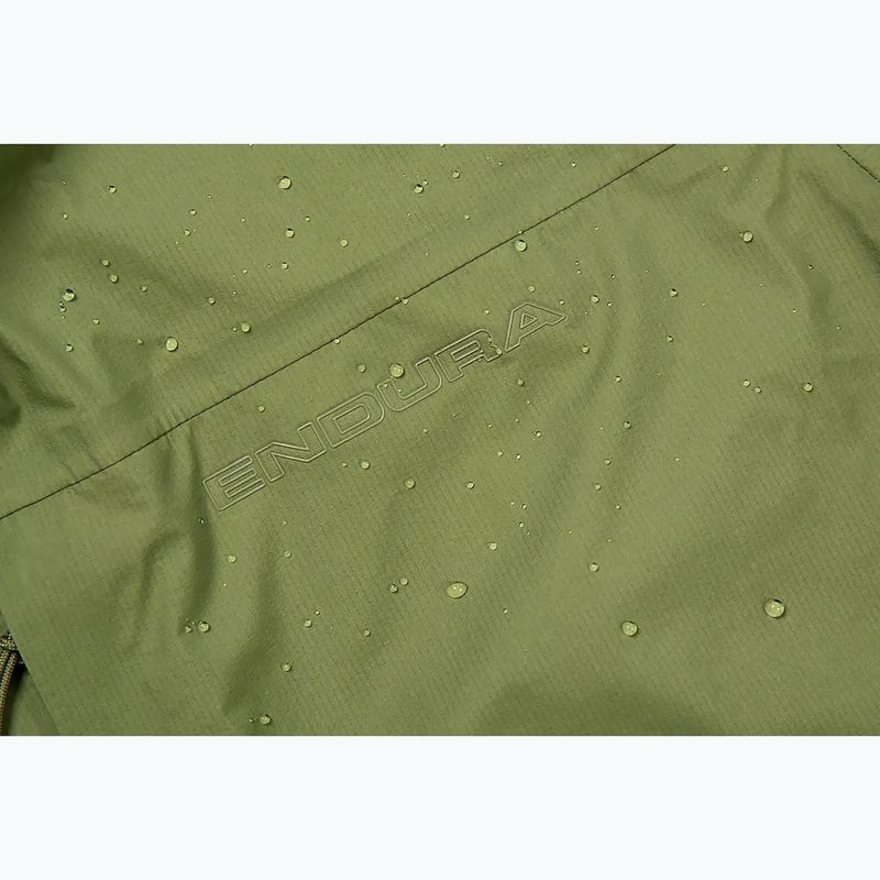 Pánská cyklistická bunda Endura GV500 Waterproof olive green 3