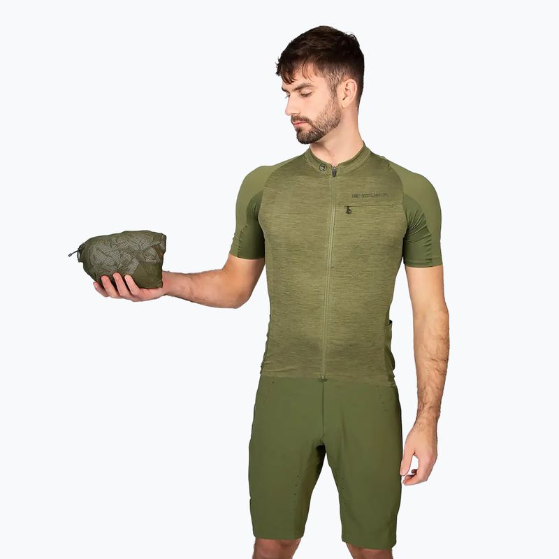 Pánská cyklistická bunda Endura GV500 Waterproof olive green 8