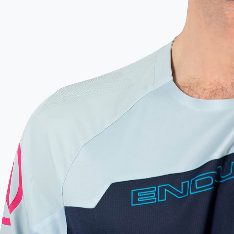 Pánský cyklistický dres Longsleeve Endura MT500 Burner ink blue 4