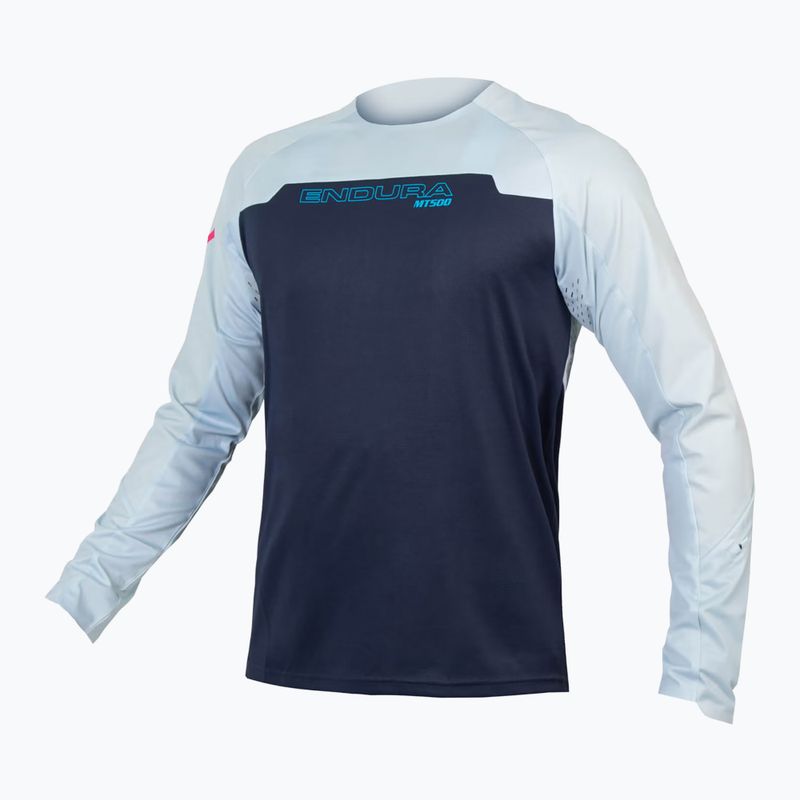 Pánský cyklistický dres Longsleeve Endura MT500 Burner ink blue 5