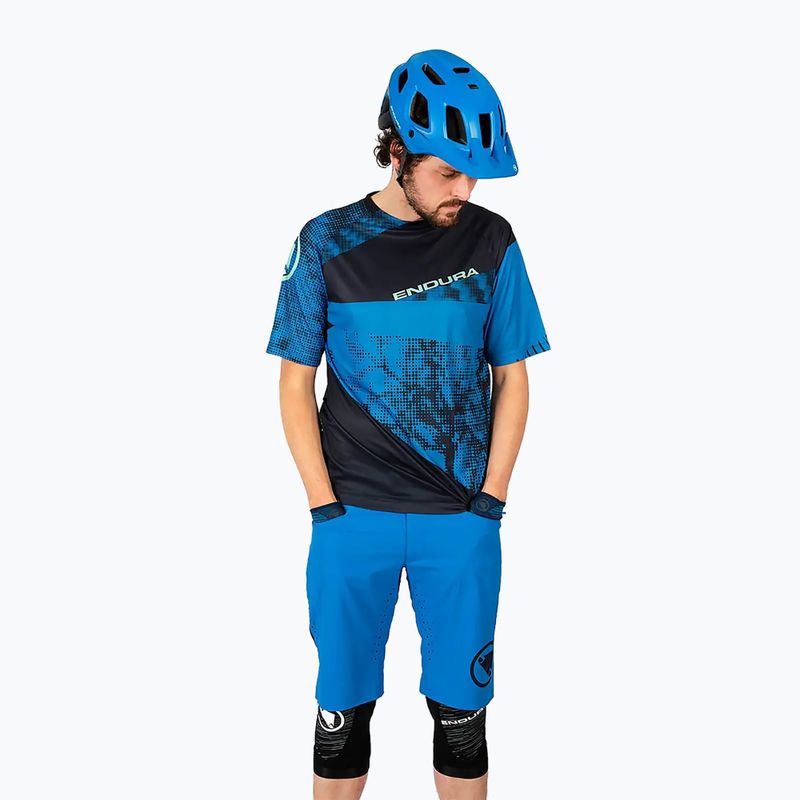 Pánské cyklistické šortky  Endura Singletrack Lite Short Std electric blue 2