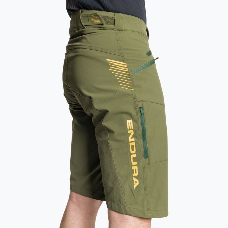 Pánské cyklistické šortky  Endura Singletrack II Short olive green 4