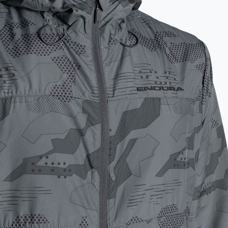 Pánská cyklistická bunda Endura Hummvee Windshell grey camo 3