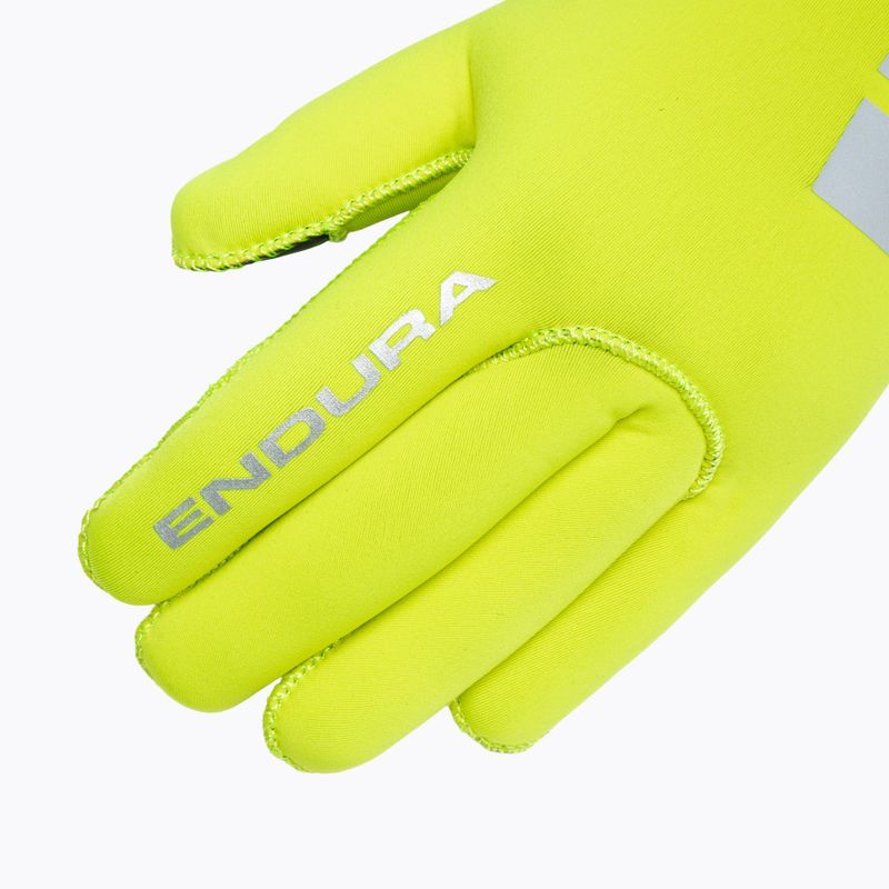 Pánské cyklistické rukavice Endura FS260-Pro Nemo Glove II hi-viz yellow 4