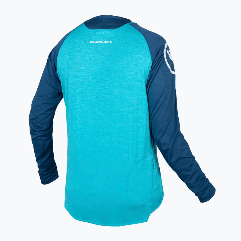 Pánský cyklistický dres Longsleeve Endura Singletrack atlantic 7