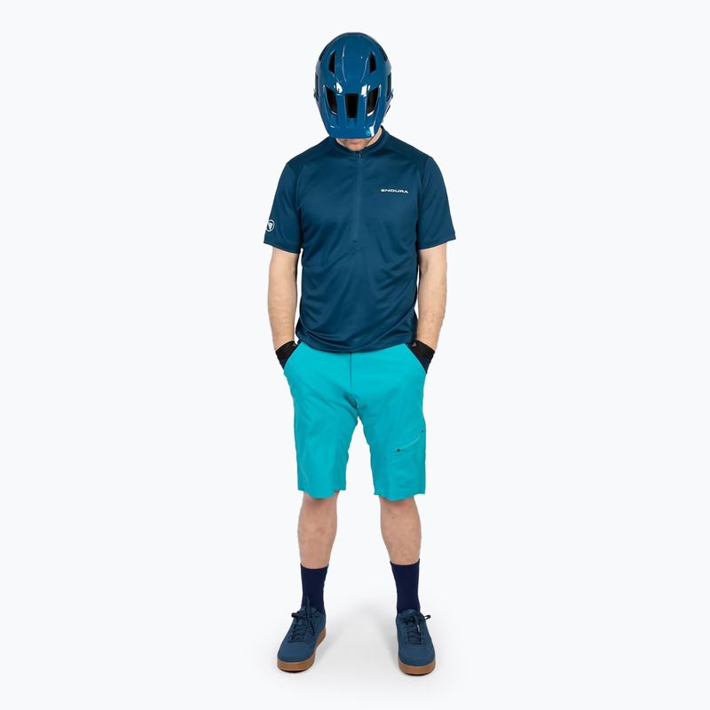 Pánský cyklistický dres Endura Hummvee II S/S blueberry 2