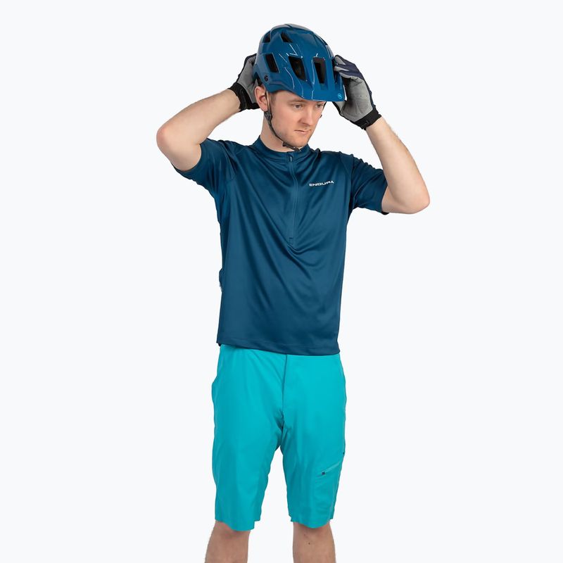 Pánský cyklistický dres Endura Hummvee II S/S blueberry 3