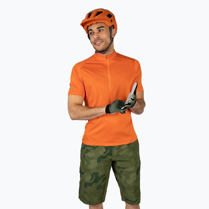 Pánský cyklistický dres Endura Hummvee II S/S harvest