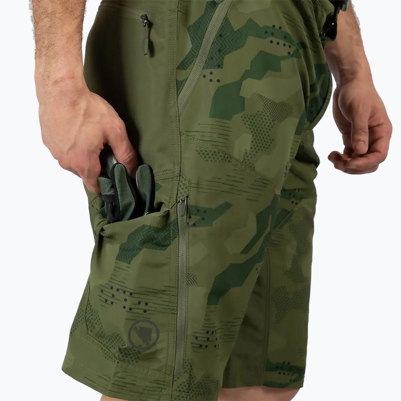 Pánské cyklistické šortky  Endura Hummvee Short tonal olive 7