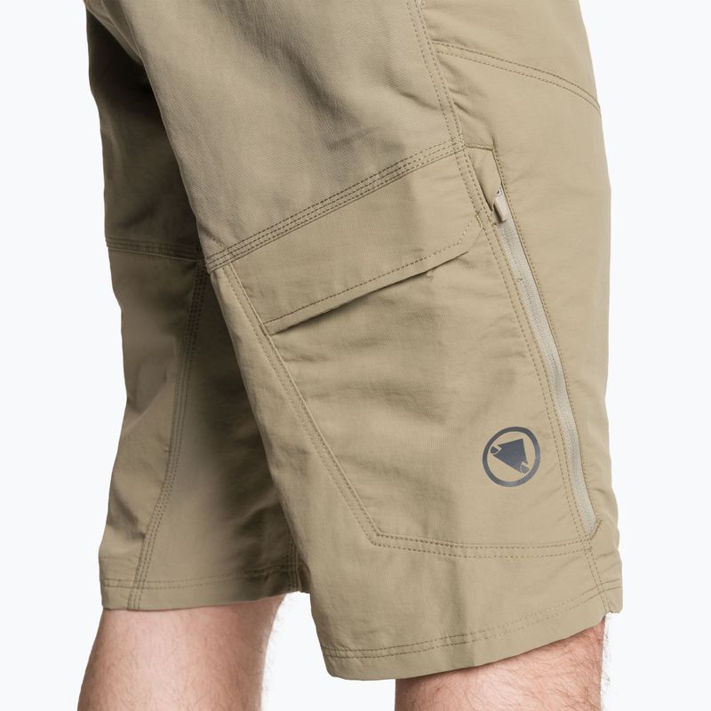 Pánské cyklistické šortky  Endura Hummvee Short mushroom 4