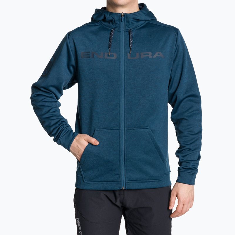 Pánská cyklistická mikina Endura Hummvee Hoodie bluberry