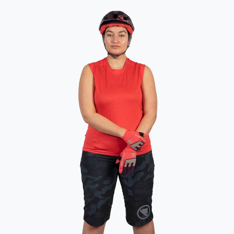 Dámský cyklistický dres Endura Singletrack Tank Top pomegranate 6