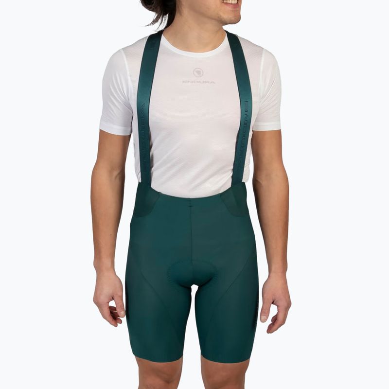 Pánské cyklistické šortky Endura Pro SL EGM Bibshort SL deep teal