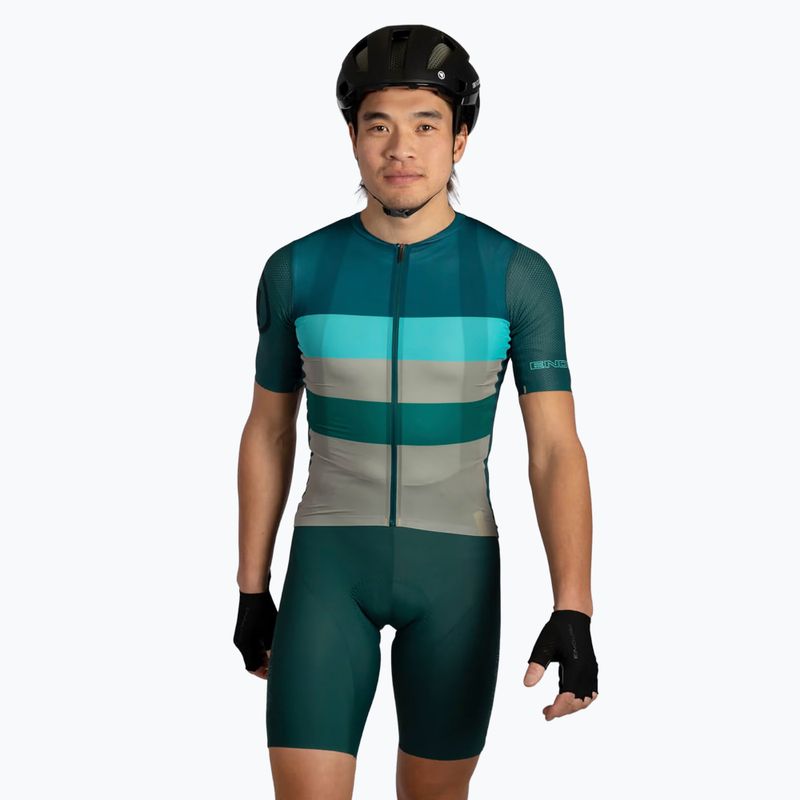 Pánské cyklistické šortky Endura Pro SL EGM Bibshort SL deep teal 9