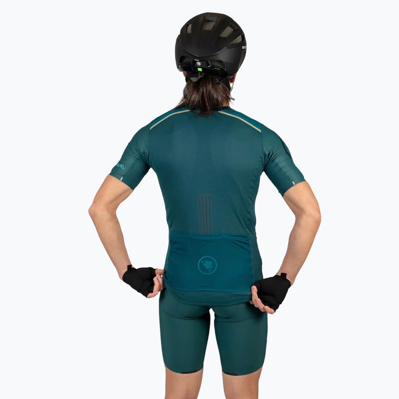 Pánské cyklistické šortky Endura Pro SL EGM Bibshort SL deep teal 10