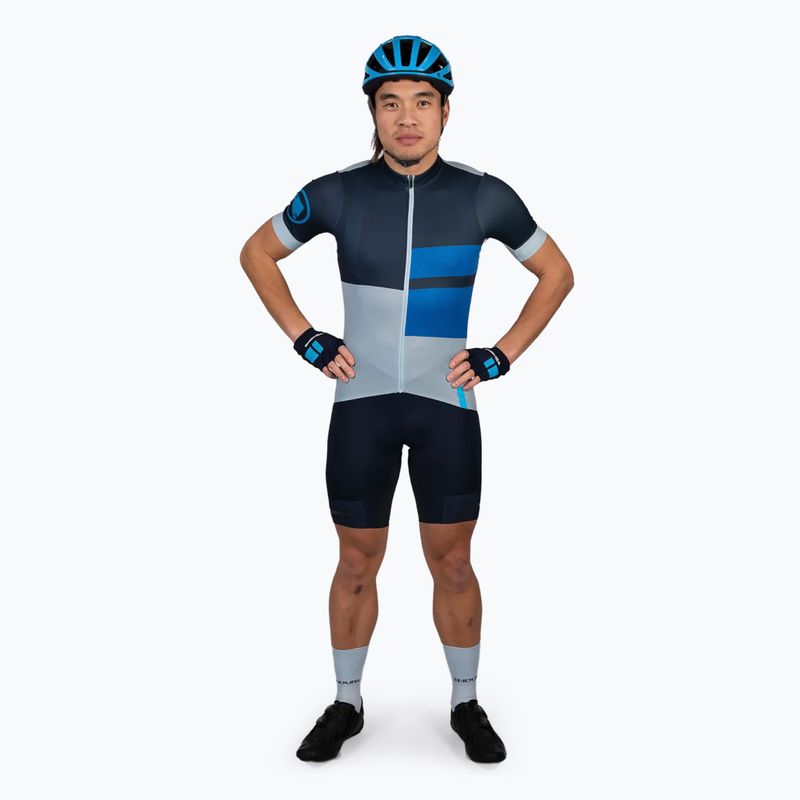 Pánský cyklistický dres Endura FS260 Print S/S ink blue 2