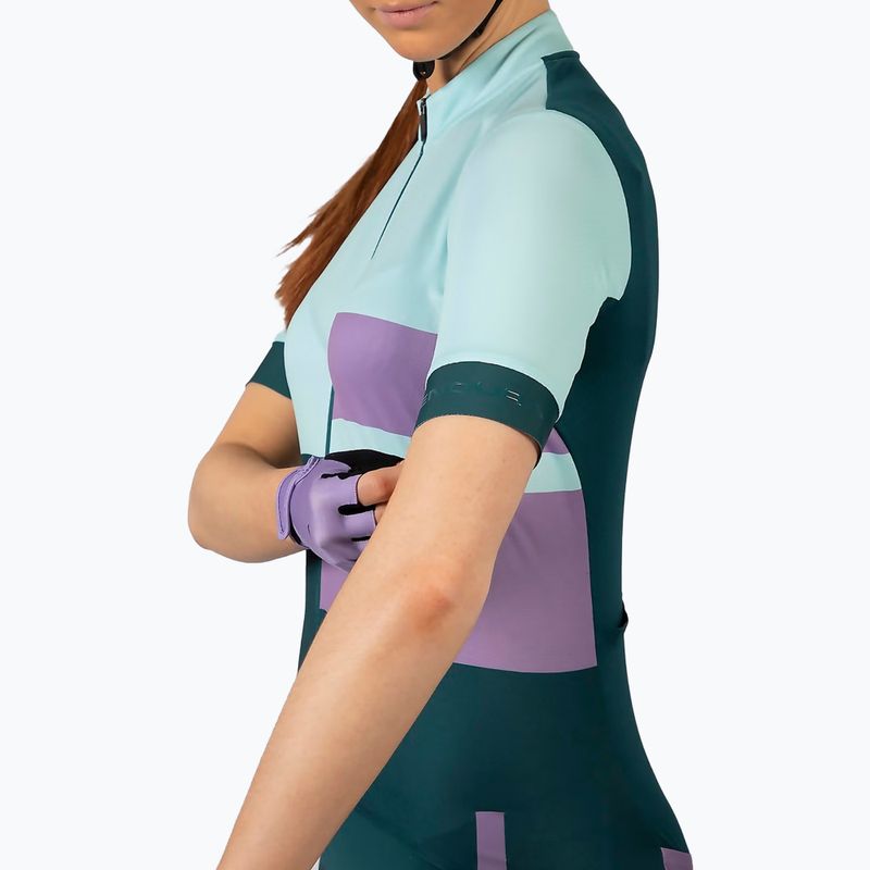 Dámský cyklistický dres Endura FS260 Print S/S violet 6