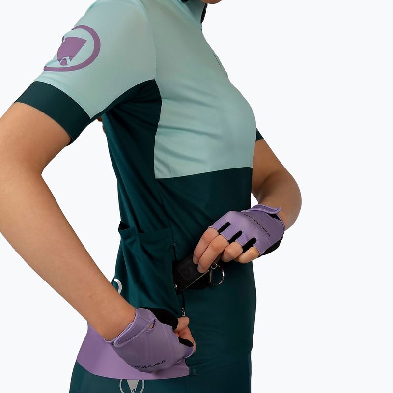 Dámský cyklistický dres Endura FS260 Print S/S violet 7