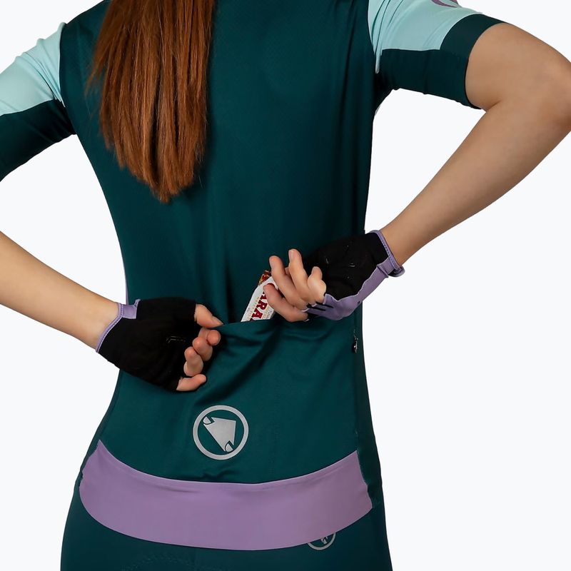 Dámský cyklistický dres Endura FS260 Print S/S violet 8