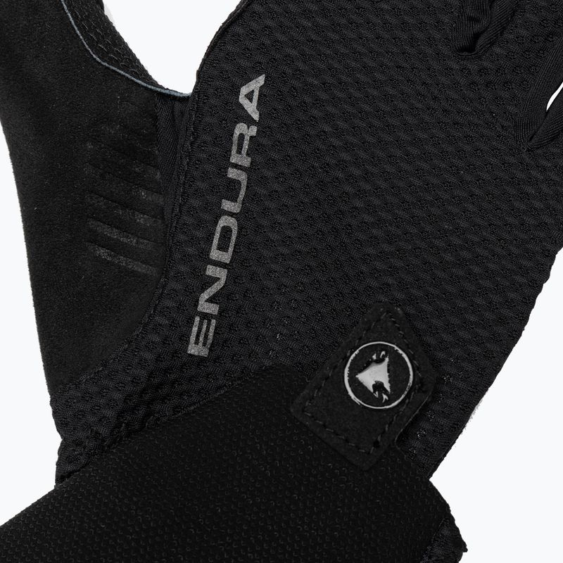 Pánské cyklistické rukavice Endura EGM Full Finger black 4