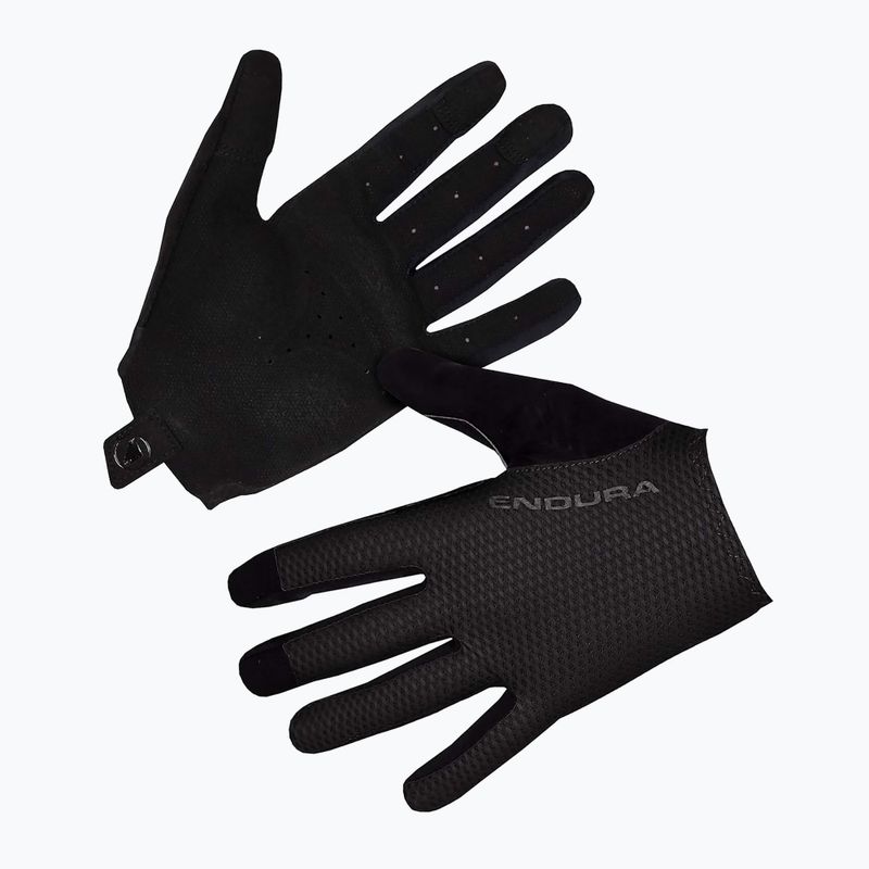 Pánské cyklistické rukavice Endura EGM Full Finger black 5