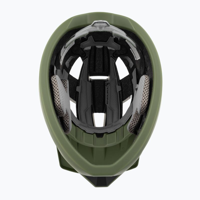 Dětská cyklistická helma Endura Singletrack Full Face olive green 5