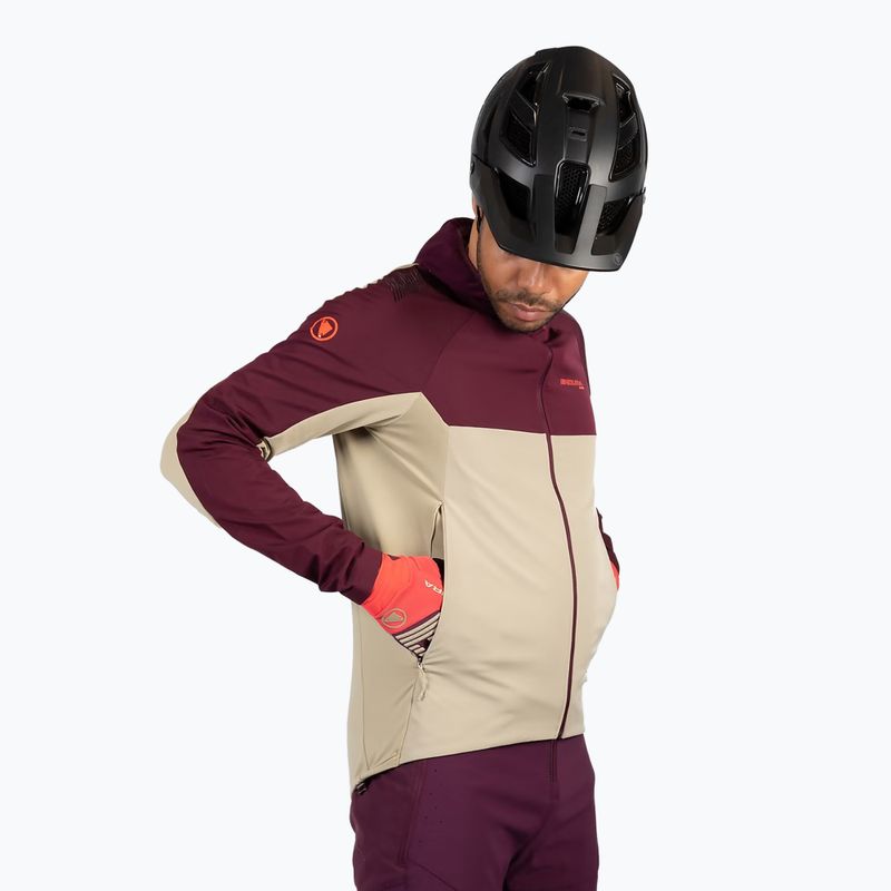 Pánská cyklistická mikinaEndura MT500 Thermo II a aubergine 6