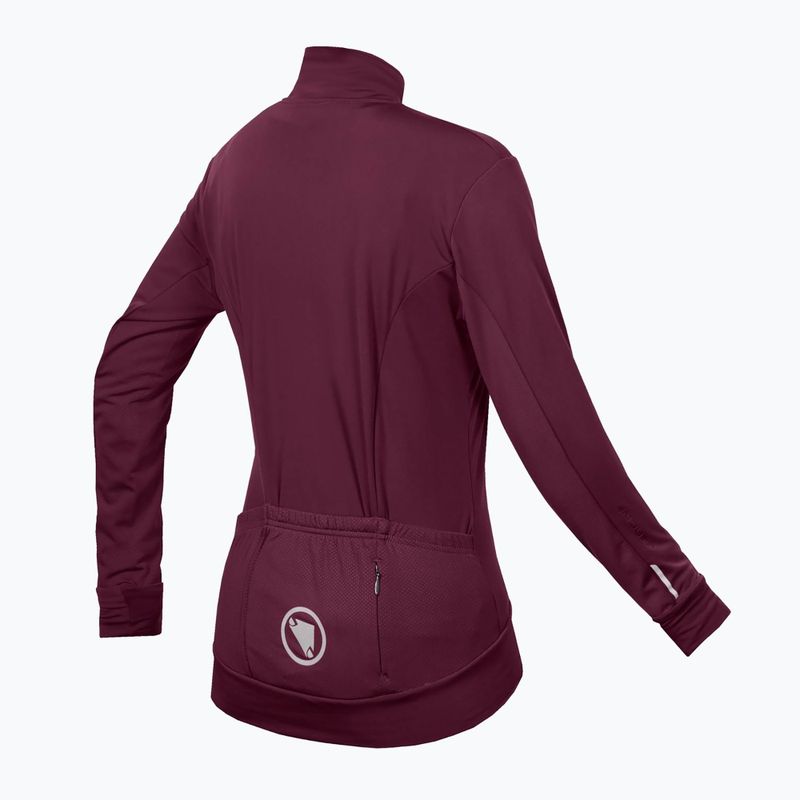 Dámský cyklistický dres Longsleeve Endura Xtract Roubaix aubergine 9