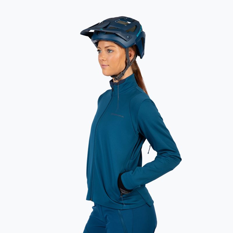 Dámská cyklistická bunda Endura SingleTrack Softshell blueberry 3