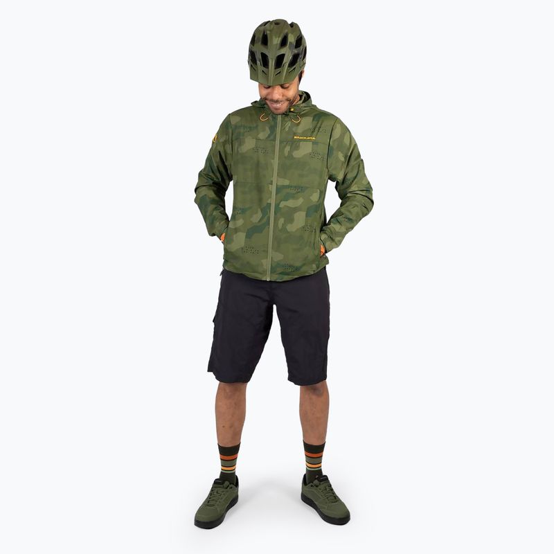 Pánská cyklistická bunda Endura Hummvee Windshell tonal olive 2