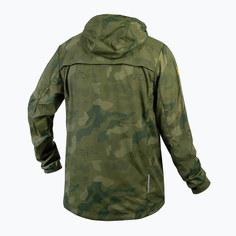 Pánská cyklistická bunda Endura Hummvee Windshell tonal olive 12