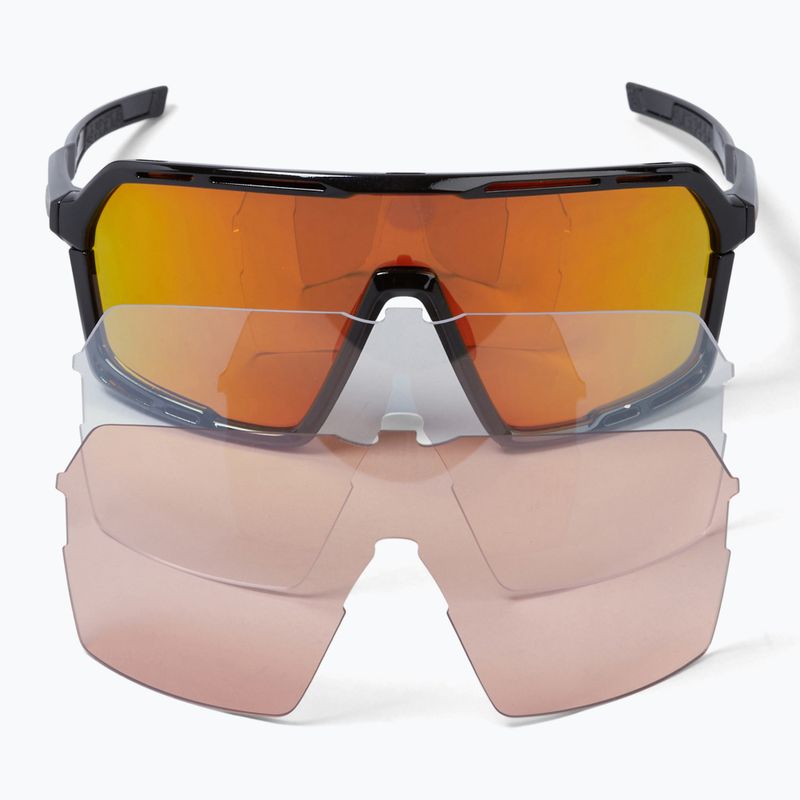 Sluneční brýle Endura Pro SL black/sunset revo brown/clear silver flash mirror/amber 5