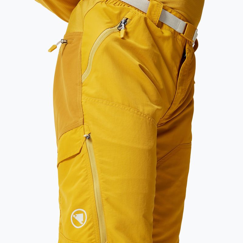 Pánské cyklistické šortky  Endura Hummvee Short mustard 6