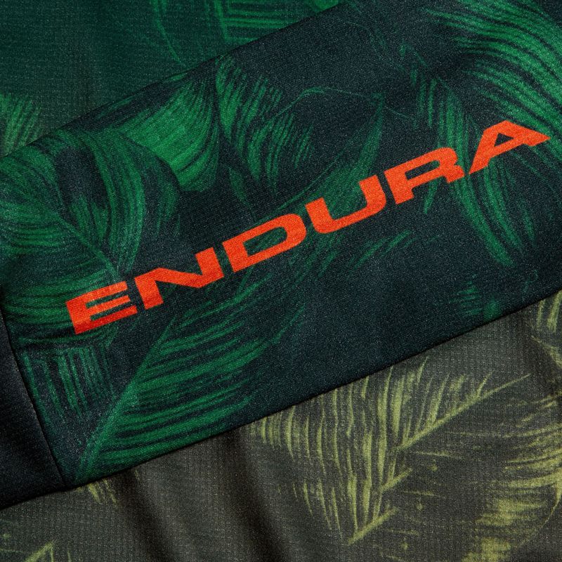 Dámský cyklistický dresLongsleeve Endura Tropical Print Ltd ghillie green 11