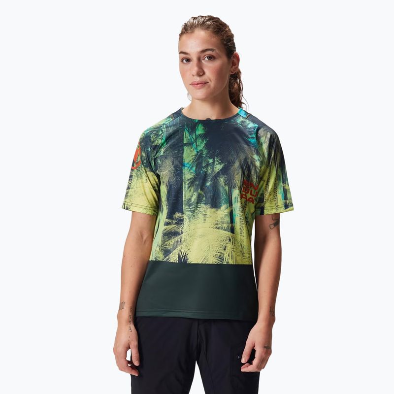 Dámský cyklistický dres Endura Tropical Print Ltd ghillie green