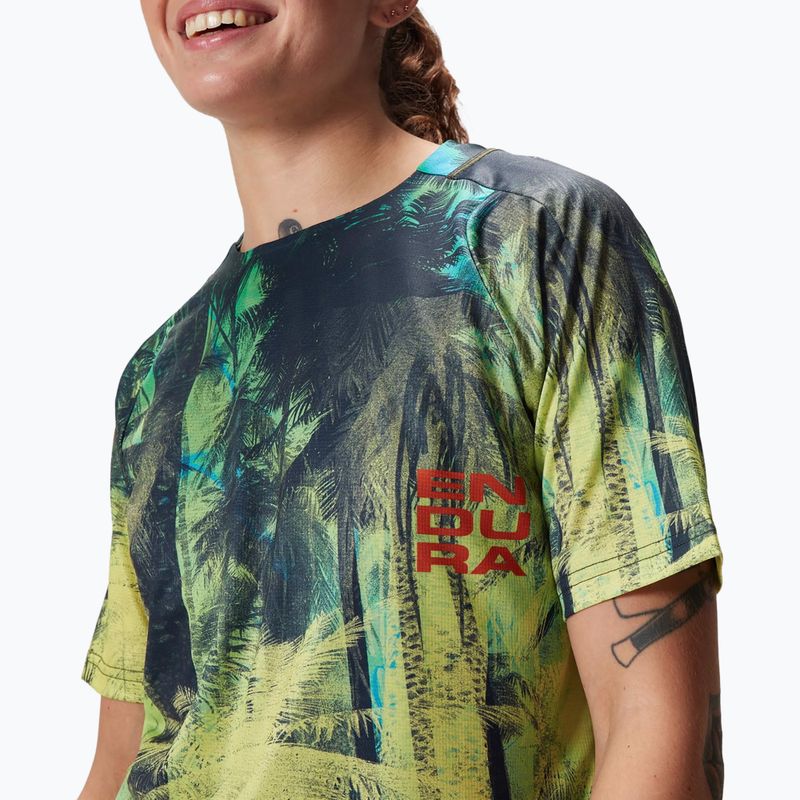 Dámský cyklistický dres Endura Tropical Print Ltd ghillie green 4