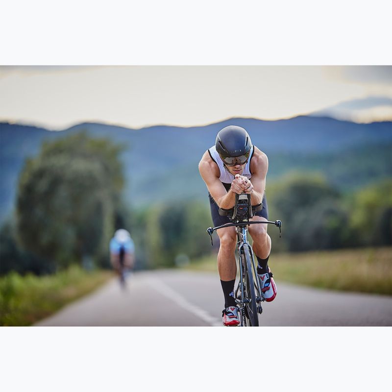 Pánská triatlonová kombinéza ZONE3 Lava Long Distance Trisuit black/white/red 7